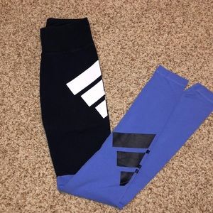 Adidas color block leggings